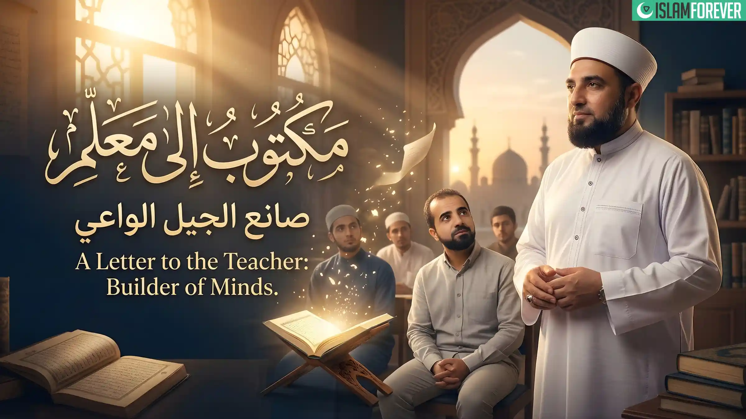 صانع الجيل الواعي | مكتوب إلى معلم | رسالة إلى المعلم باني العقول – الحلقة 02